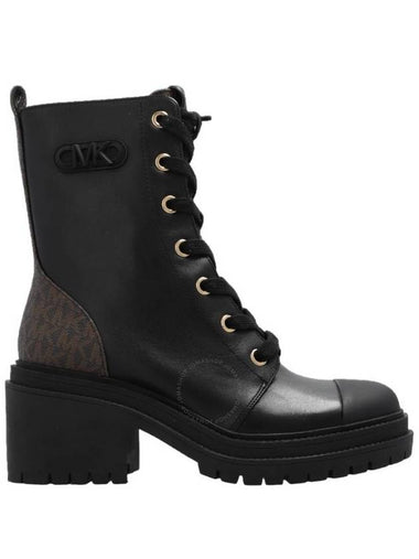 Michael Kors Hanley Logo Heeled Combat Boots, Brand Size 7 ( US Size 7 ) - MICHAEL KORS - BALAAN 1