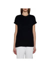 Monilli Jersey Short Sleeve T-Shirt Black - BRUNELLO CUCINELLI - BALAAN 4