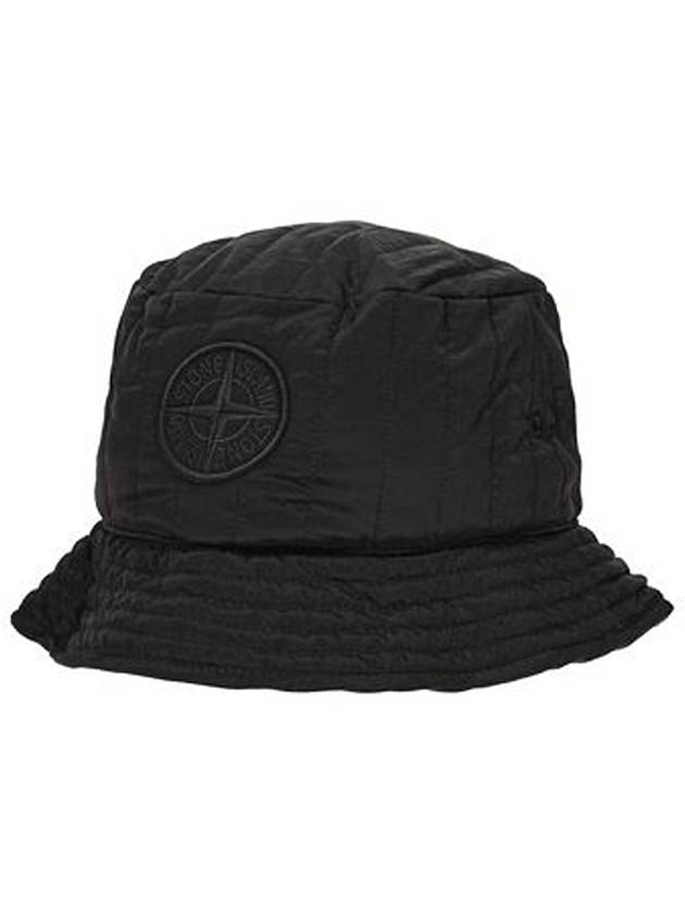 Nylon Metal Econyl Regenerated Nylon Bucket Hat Black - STONE ISLAND - BALAAN 3