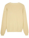 Bold Fox Head Cardigan Ivory - MAISON KITSUNE - BALAAN 3