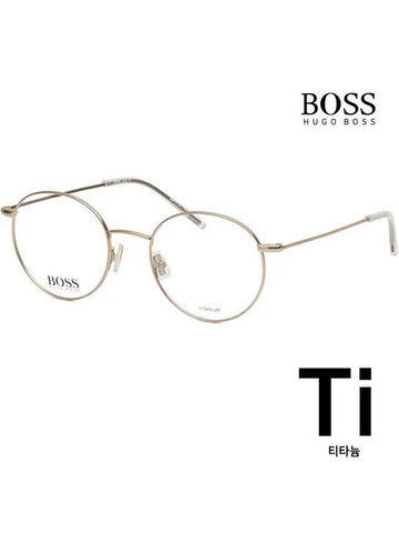 Hugo Boss Titanium Glasses Frame BOSS1213 G1C Ultralight Light Round - HUGO BOSS - BALAAN 1