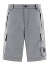 Metropolis Series Stretch Sateen Cargo Shorts Grey - CP COMPANY - BALAAN 2