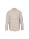 Men's Long Sleeve Shirt Light Beige SW21ESH01LI - SOLEW - BALAAN 1