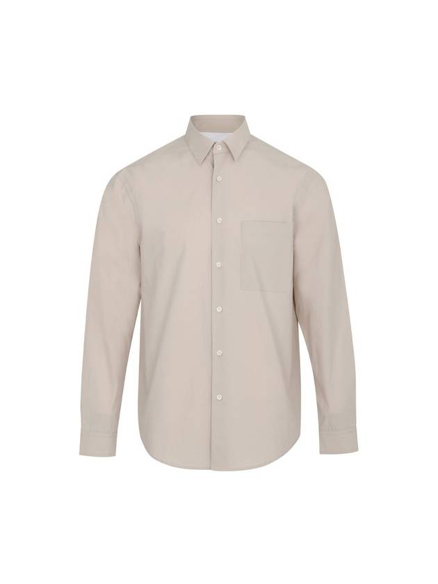 Relax Cotton Long Sleeve Shirt Light Beige - SOLEW - BALAAN 2