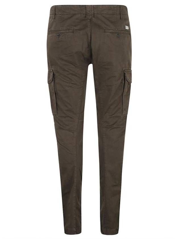 Stretch Sateen Ergonomic Lens Double Cargo Straight Pants Ivy Green - CP COMPANY - BALAAN 4