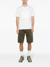 Stretch Satin Cargo Shorts Green - CP COMPANY - BALAAN 2