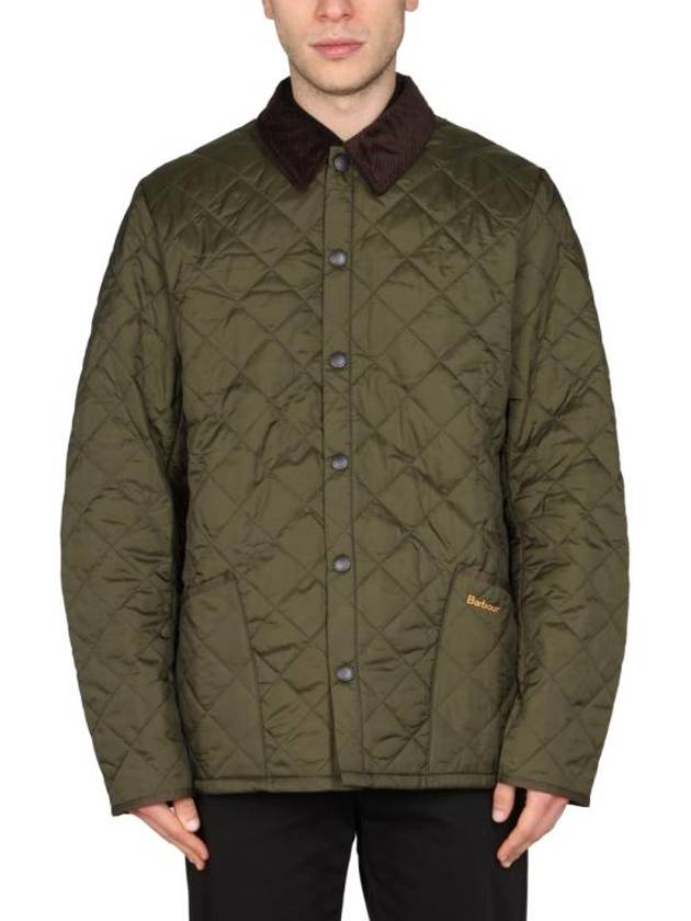 Heritage Liddesdale Quilted Padding Olive - BARBOUR - BALAAN 3