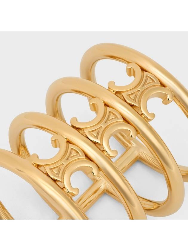 Triope Cage Ring Gold 460YB6BRA 35OR - CELINE - BALAAN 4