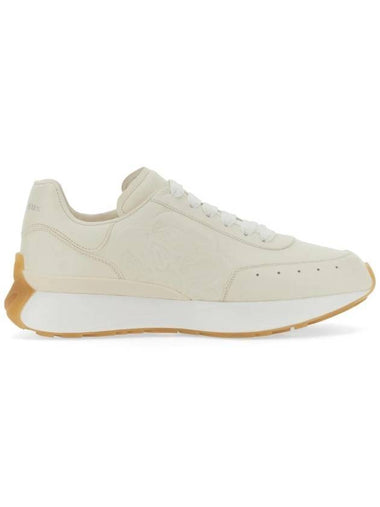 Sprint Runner Low Top Sneakers Beige - ALEXANDER MCQUEEN - BALAAN 1