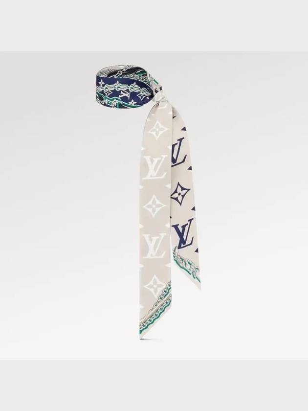 Ultimate Monogram Scarf Blue Marine - LOUIS VUITTON - BALAAN 4