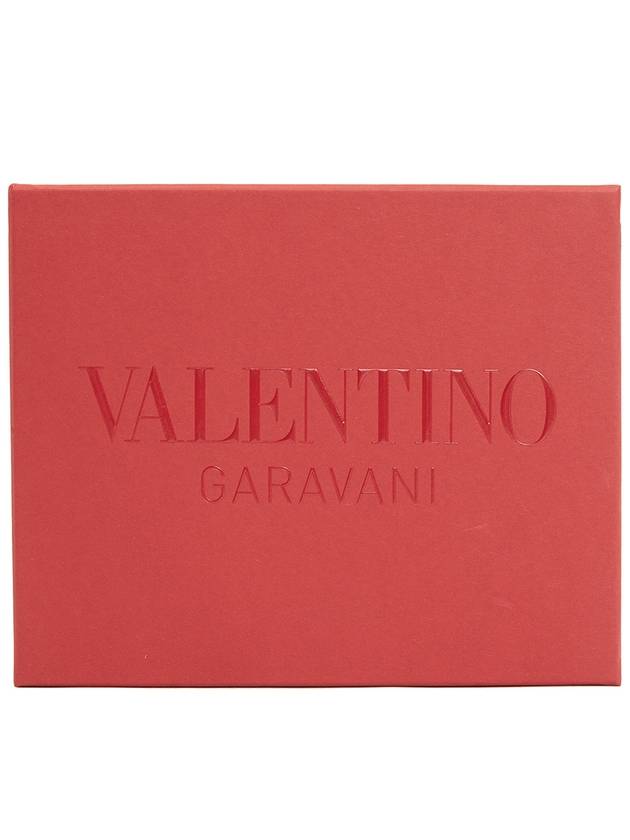 V Logo Signature Half Wallet Grey - VALENTINO - BALAAN 9