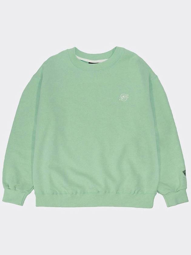 SONIC DASH sweatshirt Oversize fit Mint - AOX - BALAAN 5