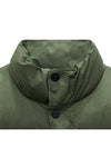 Garment Dyed Crinkle Reps Down Padding Olive - STONE ISLAND - BALAAN 3