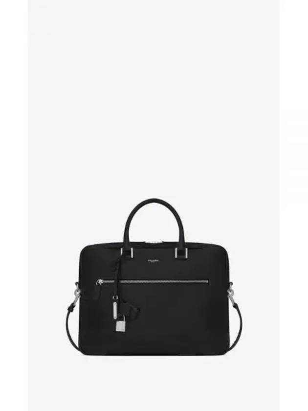 Sac De Jour Supple Brief Case Black - SAINT LAURENT - BALAAN 2