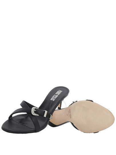 Paris Texas Ladies Black Regina 55 mm Leather Mules, Brand Size 36 ( US Size 6 ) - PARIS TEXAS - BALAAN 2