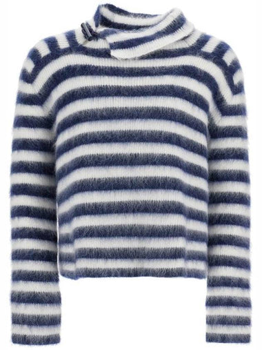 Jacquemus Marina knit top multi navy - JACQUEMUS - BALAAN 1