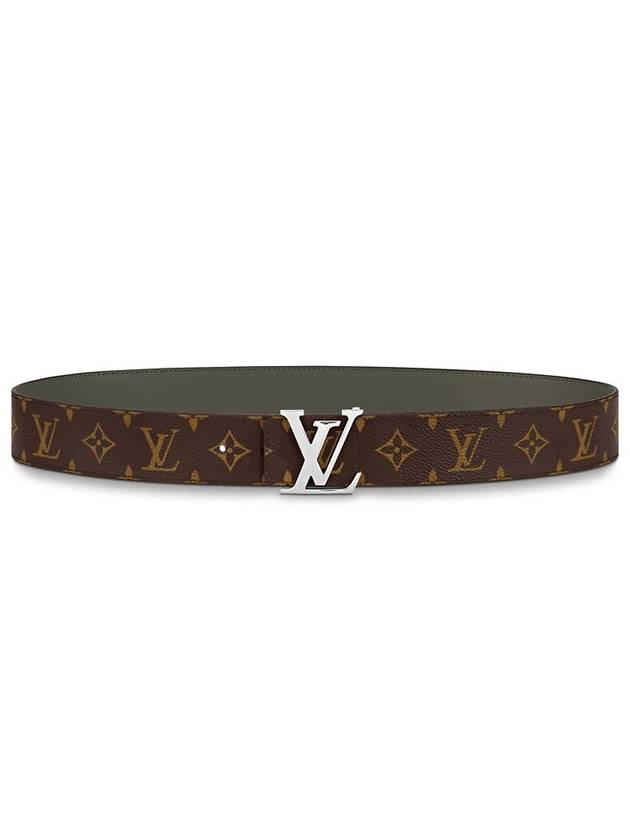 LV Initial 40mm Reversible Leather Belt Brown - LOUIS VUITTON - BALAAN 1