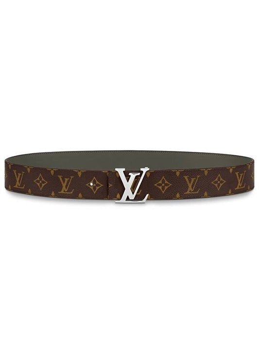 LV Initial 40mm Reversible Leather Belt Brown - LOUIS VUITTON - BALAAN 1