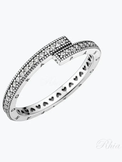 Sparkling Overlapping Ring Silver - PANDORA - BALAAN 2