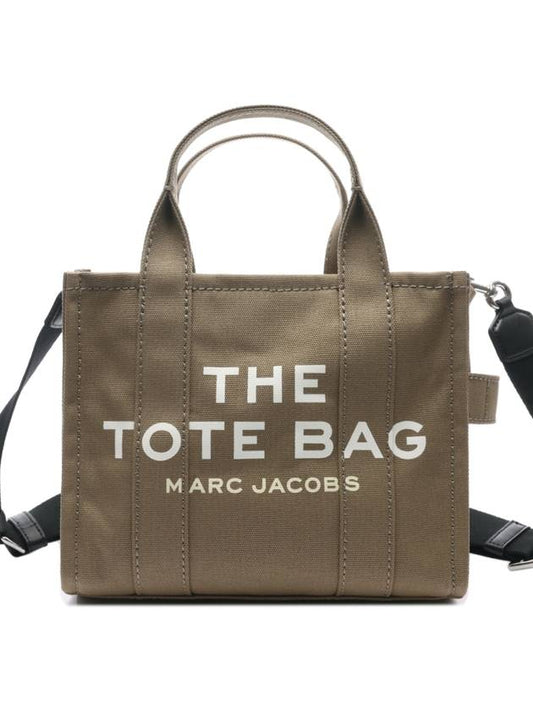 Logo Canvas Small Tote Bag Khaki - MARC JACOBS - BALAAN 2