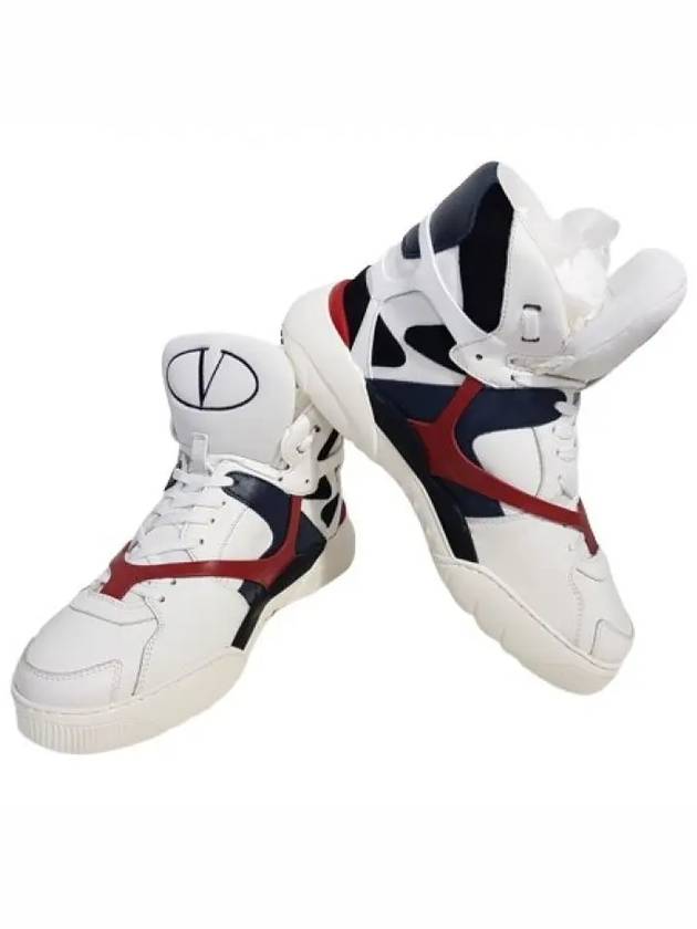 Men's 11Th Anniversary Made One High Top Sneakers Red White - VALENTINO - BALAAN 6