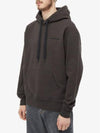 Marcello Logo Hoodie Faded Black - ISABEL MARANT - BALAAN 3