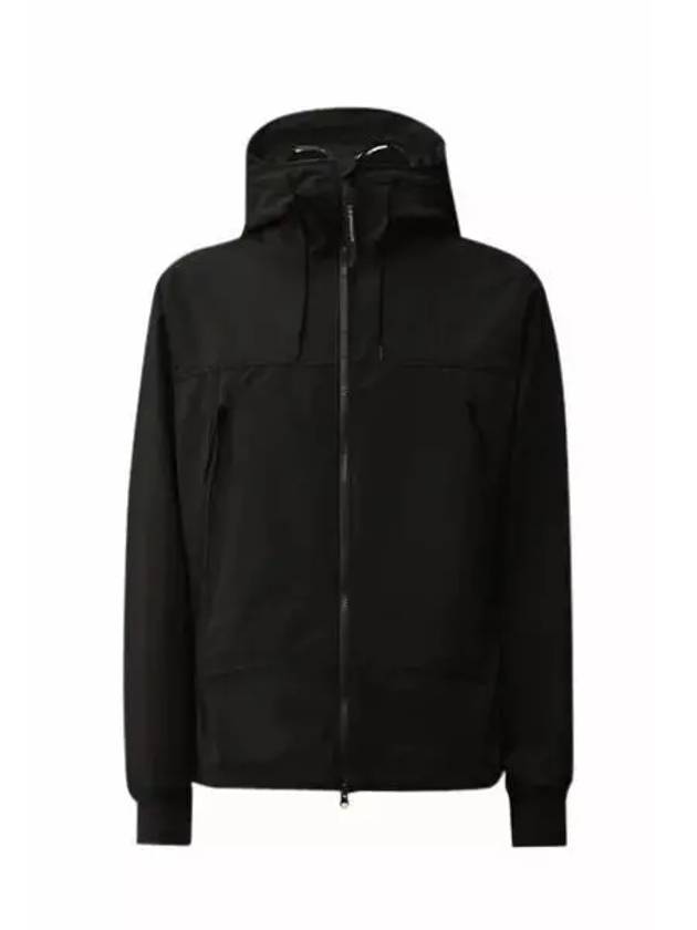 Shell R Goggle Hooded Jacket Black - CP COMPANY - BALAAN 2