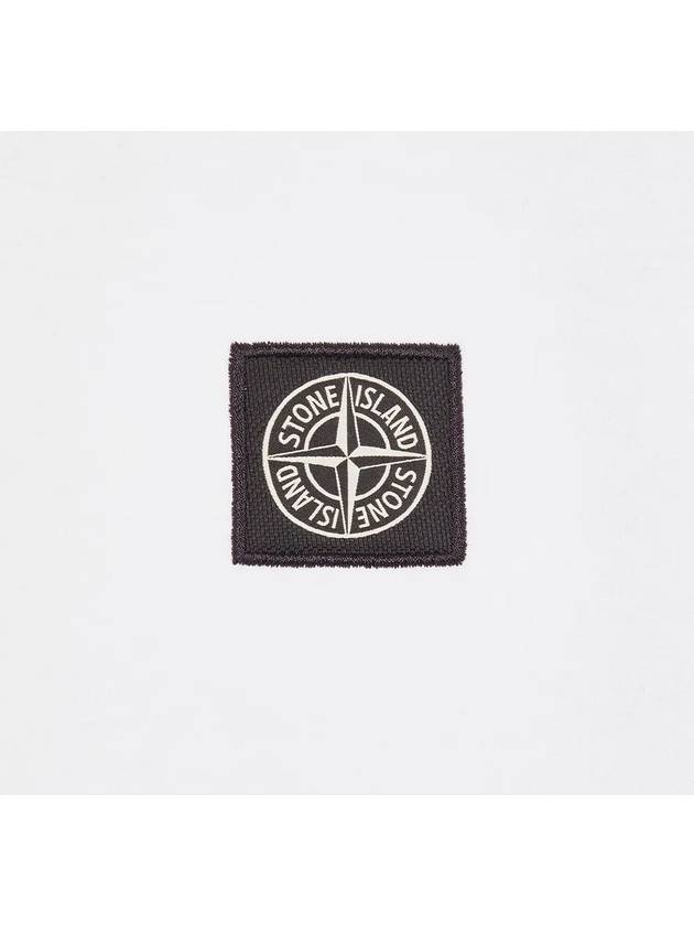 Logo Patch Short Sleeves T-Shirt White - STONE ISLAND - BALAAN 8