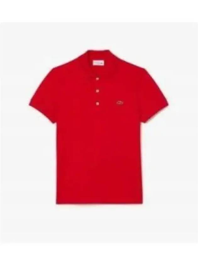 Men s Slim Fit Basic Polo Red - LACOSTE - BALAAN 1