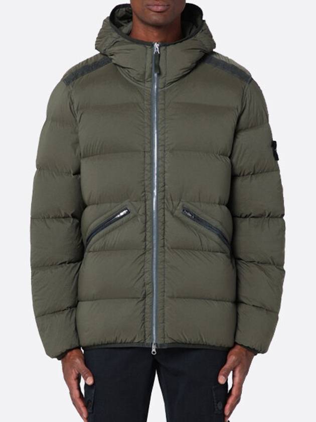 Seamless Tunnel Nylon Down Padding Green - STONE ISLAND - BALAAN 5