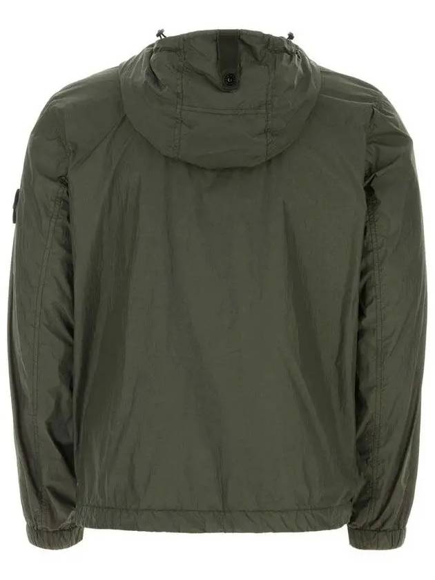 Crinkle Reps Hooded Jacket Dark Green - STONE ISLAND - BALAAN 3