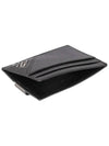 Metal Logo Saffiano Card Wallet Black - PRADA - BALAAN 5