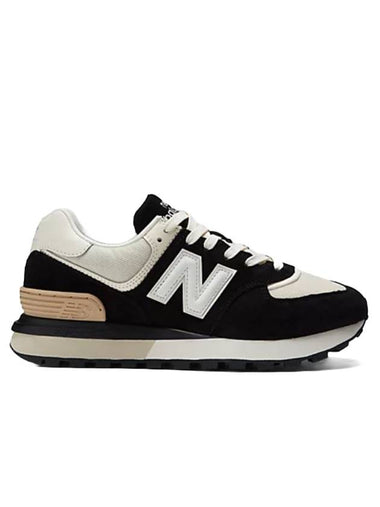 574 Legacy Low Top Sneakers Black Angora - NEW BALANCE - BALAAN 1