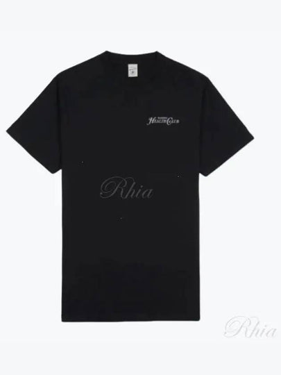 Rizzoli Logo Print Cotton Short Sleeve T-shirt Black - SPORTY & RICH - BALAAN 2