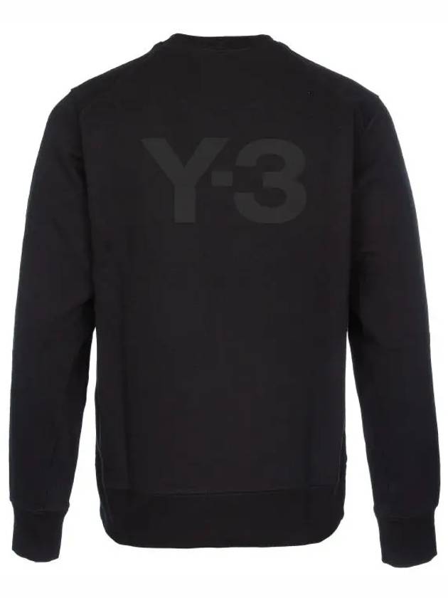 Classic Back Logo Cotton Sweatshirt Black - Y-3 - BALAAN 2