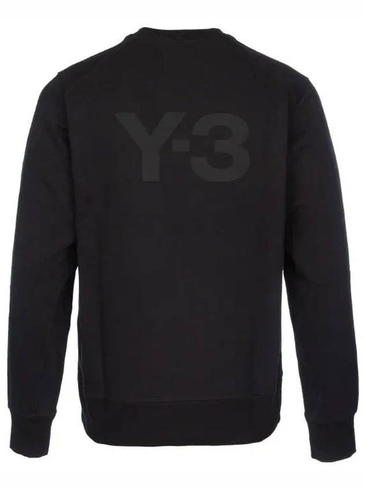 Classic Back Logo Cotton Sweatshirt Black - Y-3 - BALAAN 2