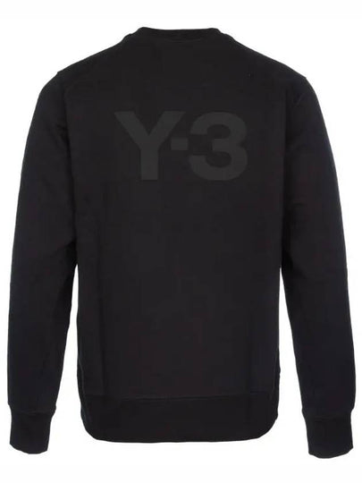 Classic Back Logo Cotton Sweatshirt Black - Y-3 - BALAAN 2