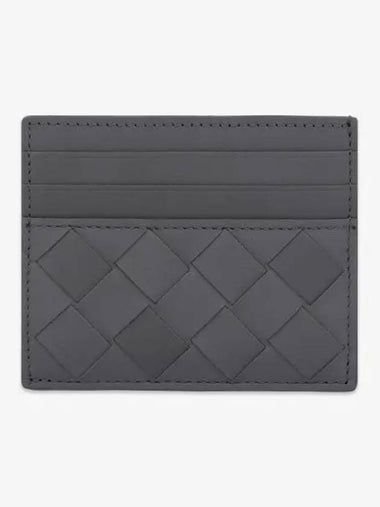 Intrecciato Card Holder Light Gray 607361V3US31450 - BOTTEGA VENETA - BALAAN 1