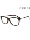 Eyewear Square Sunglasses Glasses Havana - GUCCI - BALAAN.