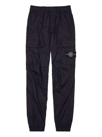 Wappen Patch Cargo Track Pants Black - STONE ISLAND - BALAAN 2