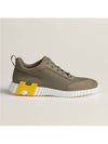 Bouncing Low Top Sneakers Etoupe - HERMES - BALAAN 3