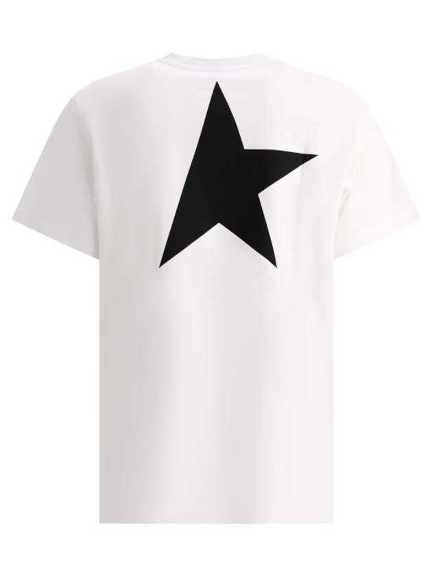 Star Collection Logo Short Sleeve T-Shirt White - GOLDEN GOOSE - BALAAN 3