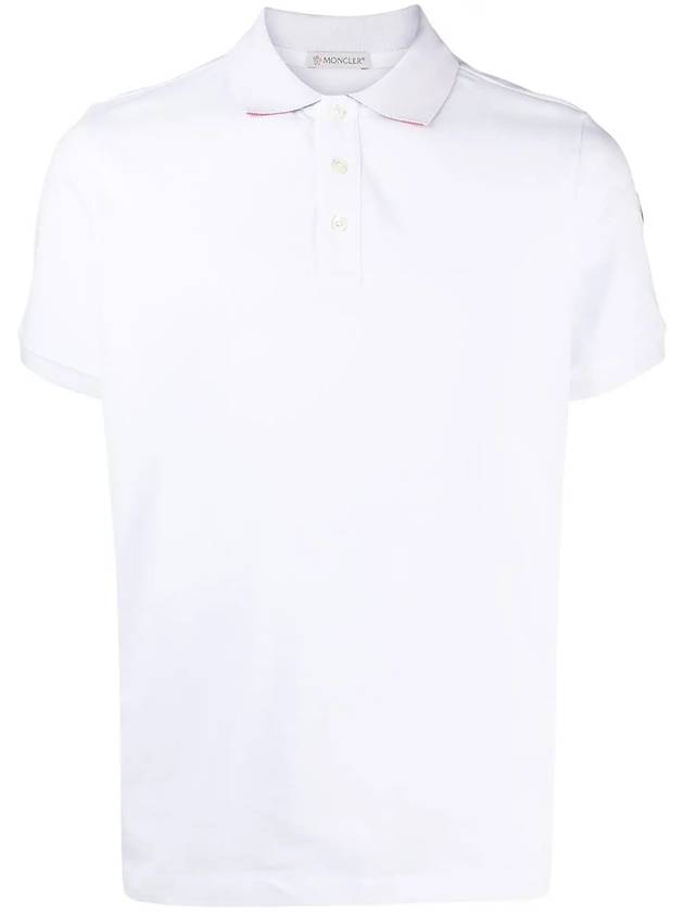 Polo t shirt white men 8A70510 84556 001 - MONCLER - BALAAN 2