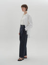 belted round pants navy - JUN BY JUN K - BALAAN 3