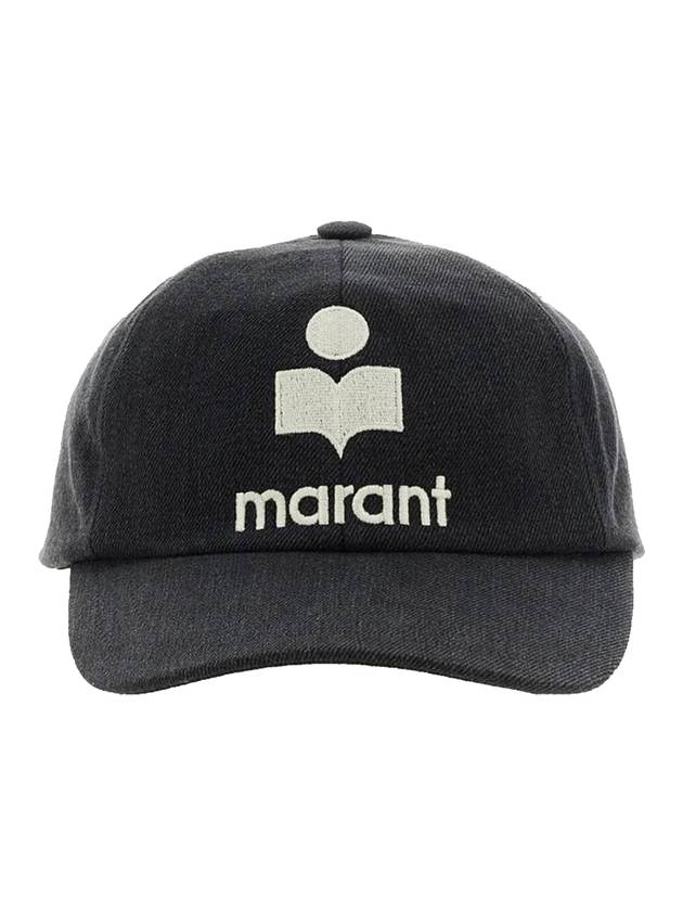 Tyron Embroidered Logo Ball Cap Black - ISABEL MARANT - BALAAN 1