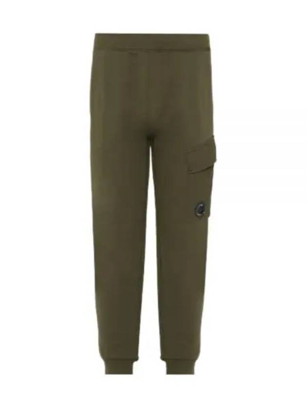 Diagonal Raised Fleece Track Pants Green - CP COMPANY - BALAAN 2