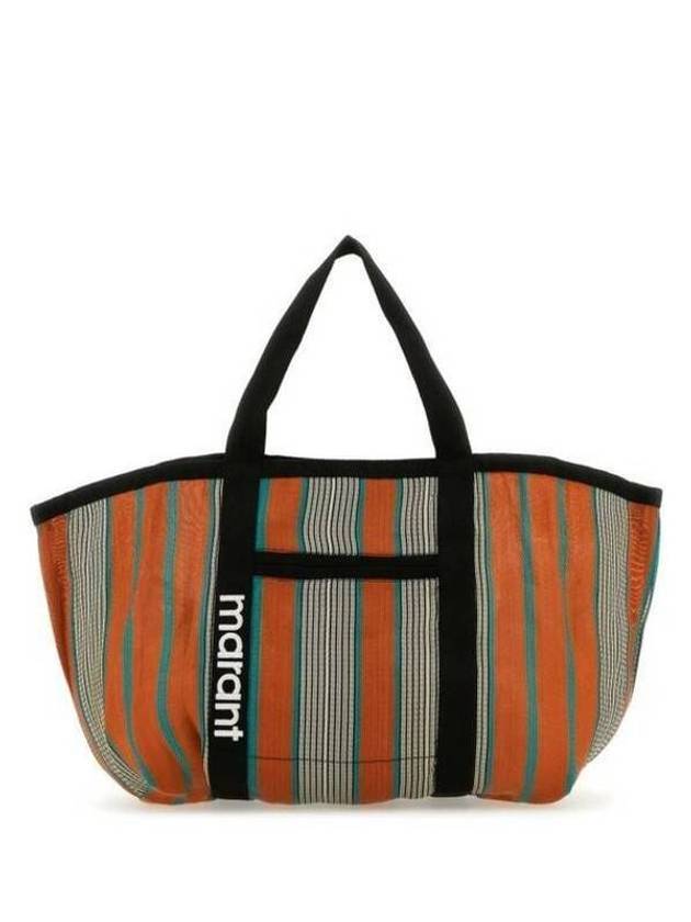 Warden Striped Tote Bag Orange - ISABEL MARANT - BALAAN 2