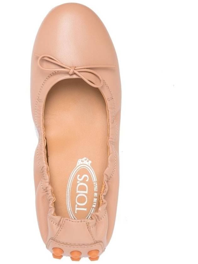 Leather Bubble Ballerina Pink - TOD'S - BALAAN 3