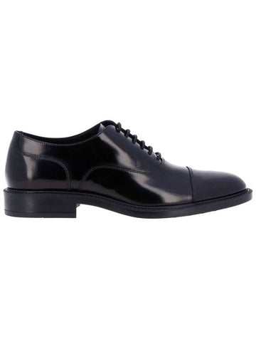 Men's Leather Lace-Up Derby Shoes Black - TOD'S - BALAAN 1