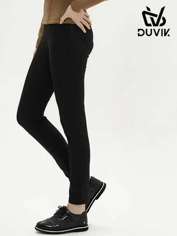 high waist banding slim pants DD3WPT351BK - DUVIK - BALAAN 1